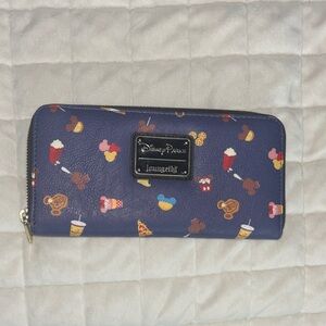 Disney Parks Blue and Black Wallet